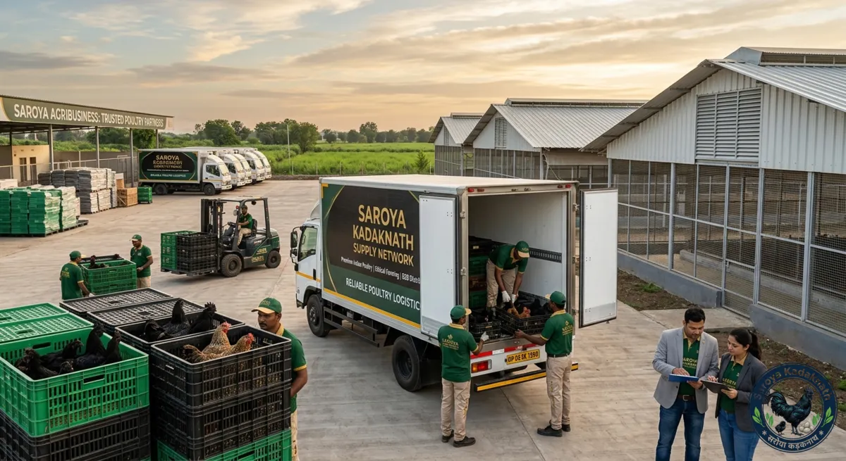 Saroya Kadaknath Farm Bulk Poultry Supply